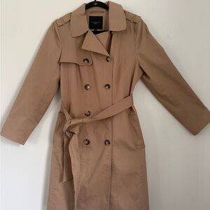 Talbots Women's Tan Trench Coat petite L